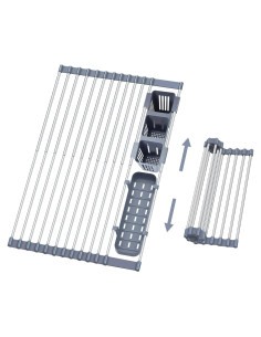 Escurridor de Platos Plegable Hobychild 57.9 x 43.9 cm Acero Inoxidable