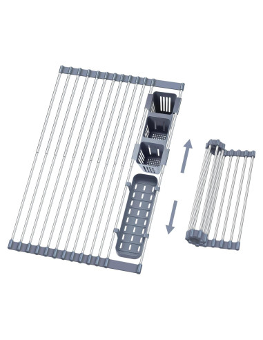 Escurridor de Platos Plegable Hobychild 57.9 x 43.9 cm Acero Inoxidable