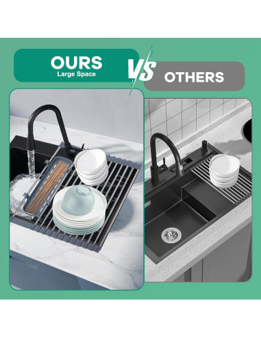 Escurridor de Platos Plegable Hobychild 57.9 x 43.9 cm Acero Inoxidable