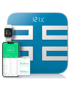 Báscula Inteligente NLV Digital con Pantalla LED, 180 kg