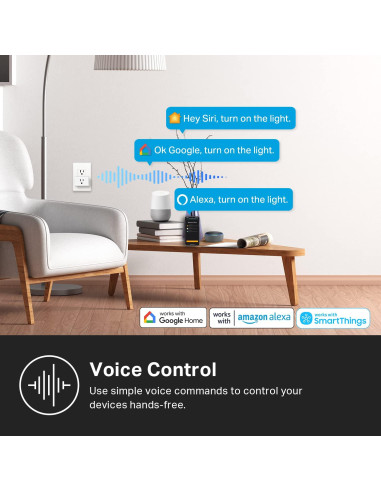 Enchufe Inteligente Kasa Matter 15A 1800W Paquete de 4