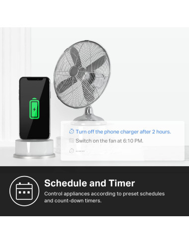 Enchufe Inteligente Kasa Matter 15A 1800W Paquete de 4