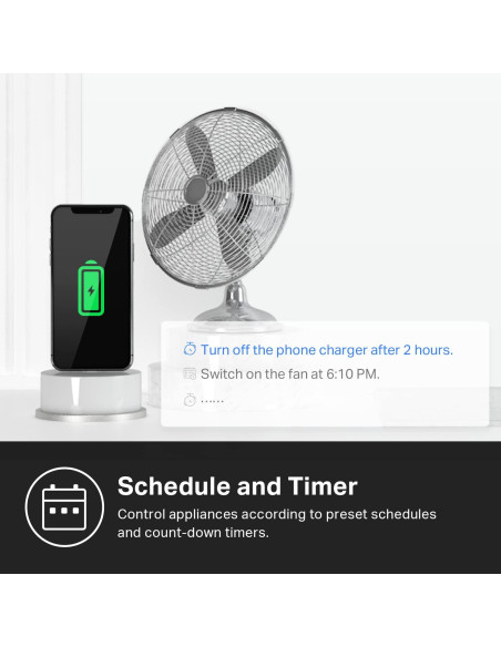 Enchufe Inteligente Kasa Matter 15A 1800W Paquete de 4