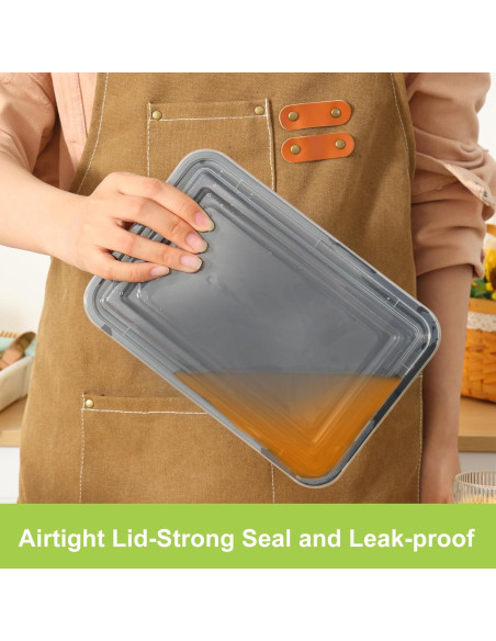 Contenedores de Comida Reutilizables Moretoes 30 Piezas 473ml Contenedores de Comida Reutilizables Moretoes 30 Piezas 473ml