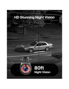 Sistema de Cámara de Seguridad ZOSI 8CH 1080P con 4 Cámaras y 1TB 2