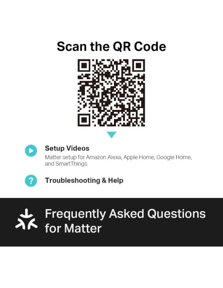 Enchufe Inteligente Kasa Matter 15A 1800W Paquete de 4