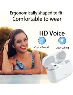 Auriculares Inalámbricos Bluetooth 5.3 Xyxxmfxl PR IPX7 2