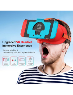 Auriculares VR STARTRC para Nintendo Switch y OLED, Lentes HD 2
