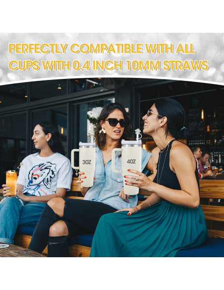 Cubiertas de Popote Odiwellan para Tazas Stanley 10 mm Cubiertas de Popote Odiwellan para Tazas Stanley 10 mm