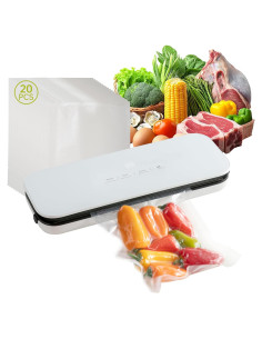 Sellador al vacío THETCHRY 6 en 1 con 20 bolsas 20x25cm