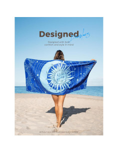 Toalla de Playa Extra Grande Diveblues Microfibra 180x81 cm 2