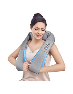 Masajeador de Cuello y Espalda KUZARO Shiatsu con Calor 4D