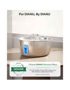 Filtros y Esponjas de Reemplazo Dianu para Fuente de Gatos 9 Paquete 2