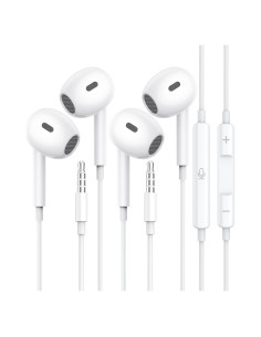 Auriculares con cable Tiloqua 3.5mm HiFi 2 paquetes