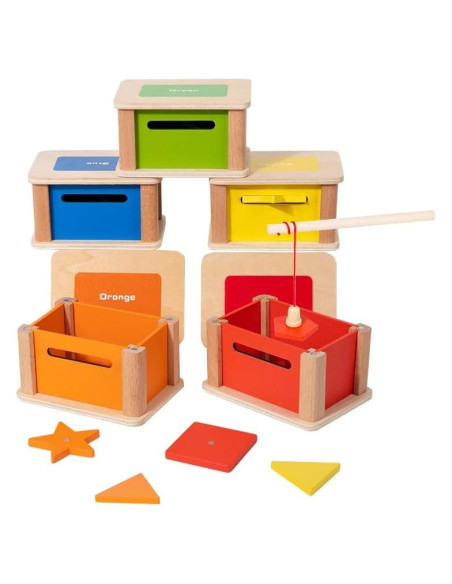 Juguete Montessori de Clasificación y Pesca EduLand 3-en-1