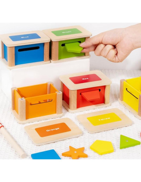 Juguete Montessori de Clasificación y Pesca EduLand 3-en-1