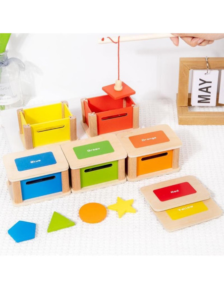 Juguete Montessori de Clasificación y Pesca EduLand 3-en-1