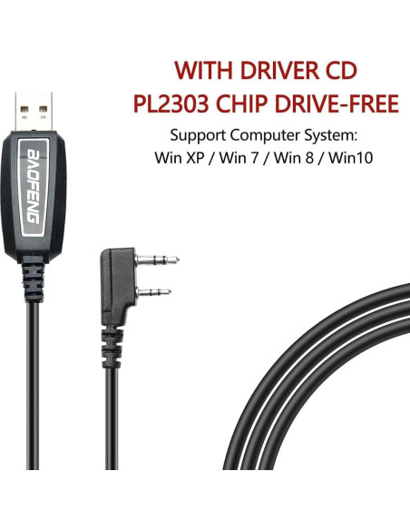 Radio Baofeng UV-5R 8W Doble Banda Portátil 3800mAh 2Pack