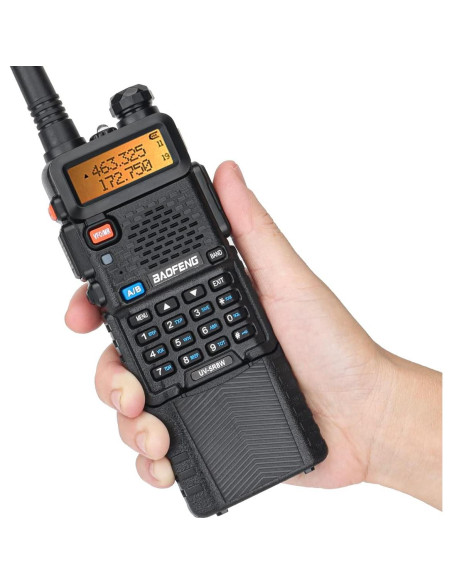 Radio Baofeng UV-5R 8W Doble Banda Portátil 3800mAh 2Pack