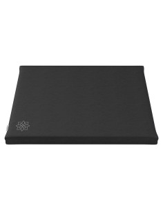 Alfombra de Meditación Zabuton Mindful Modern - Algodón Negro