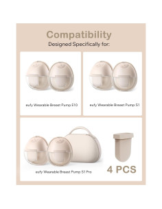 4 Piezas Diafragma Silicona eufy Extractor de Leche E10/S1/S1 Pro 2