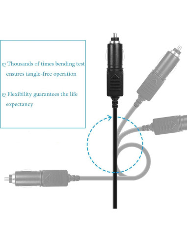 Adaptador de Coche BabyValley 12V para Bombas Medela y Spectra