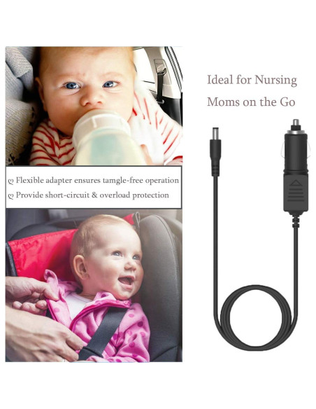 Adaptador de Coche BabyValley 12V para Bombas Medela y Spectra