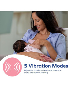 Masajeador de Lactancia Dr Talbot - 5 Modos de Vibración y Calor 2