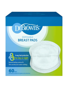 Almohadillas desechables para lactancia Dr. Brown 60 unidades