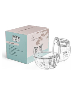 Copas de Silicona para Lactancia Zomee 8 oz con Escudos 19-24mm