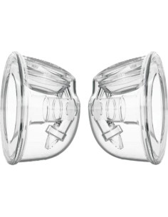 Copas de Silicona para Lactancia Zomee 8 oz con Escudos 19-24mm 2