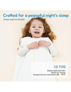 Saco de Sueño TotAha 1.0 TOG para Niños 2T-4T - Manta Suave 2