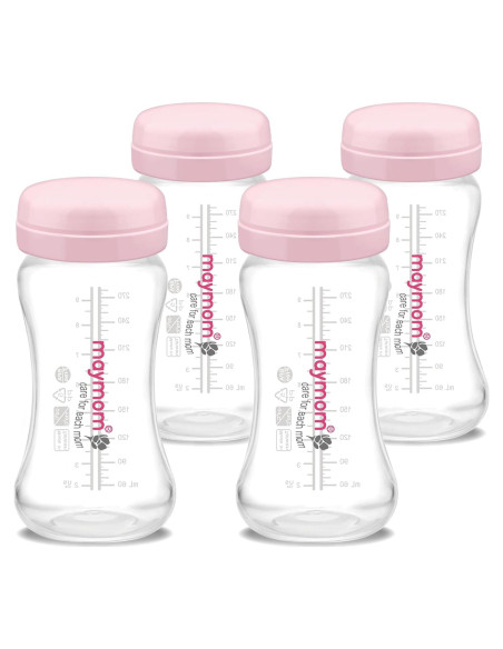 Botellas de Almacenamiento de Leche Maymom 9oz 4ct BPA Free