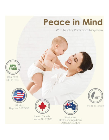 Botellas de Almacenamiento de Leche Maymom 9oz 4ct BPA Free