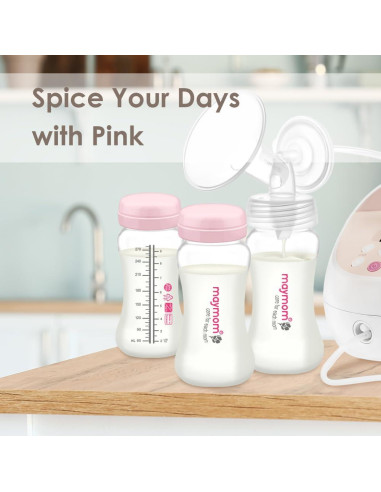 Botellas de Almacenamiento de Leche Maymom 9oz 4ct BPA Free