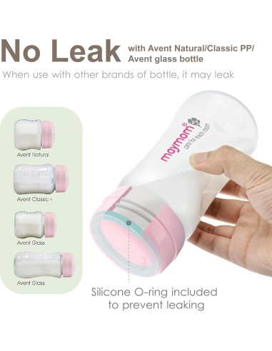 Botellas de Almacenamiento de Leche Maymom 9oz 4ct BPA Free