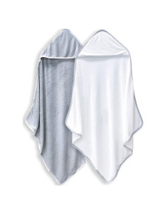 Toallas de Baño con Capucha REINA DEL BAMBÚ - 2 Piezas 76.2x76.2 cm