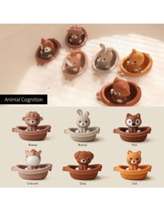 Juguetes de baño Nueplay para niños 18 meses, set 12 piezas 2