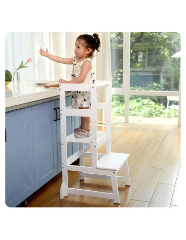 Escalera de cocina ajustable Mangohood LT008 para niños