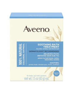 Tratamiento de Baño Calmante Aveeno Avena Coloidal 8 Sobres