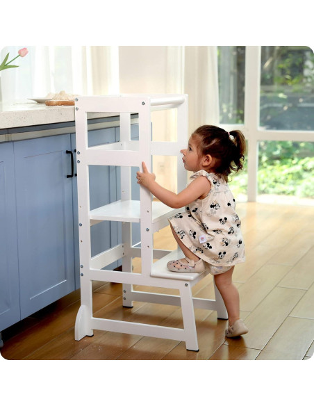 Escalera de cocina ajustable Mangohood LT008 para niños Escalera de cocina ajustable Mangohood LT008 para niños