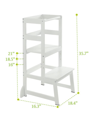 Escalera de cocina ajustable Mangohood LT008 para niños