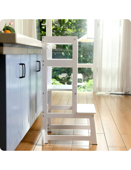 Escalera de cocina ajustable Mangohood LT008 para niños Escalera de cocina ajustable Mangohood LT008 para niños