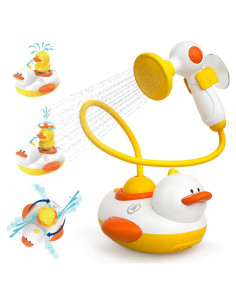 Juguete de Baño Duckie Humzo con 3 Patitos Rociadores