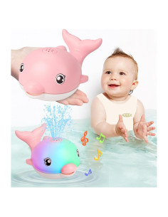 Juguete de baño CAHILON Delfín Rosa con Música y Luces