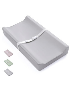 Almohadilla Cambiadora Impermeable Blissful Gris Claro 79.38x40.64cm