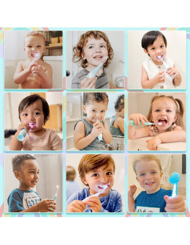 Cabezas de cepillo de dientes Papablic - 2 unidades para bebés