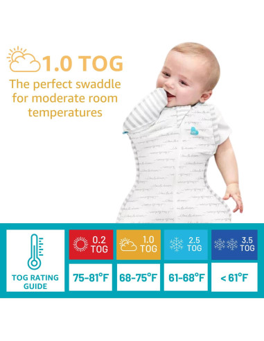 Swaddle UP Amor para Soñar Transición Medio 5.9-8.6 kg Gris
