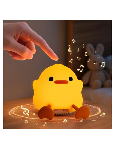 Máquina de Sonido para Bebés ICARER J01, Luz Nocturna Amarilla