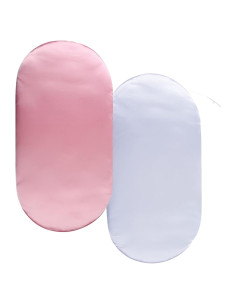 Juego de Sábanas para Cuna de Satén Tcmyyund Rosa y Blanco
